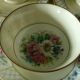 Coffee cup in limoges porcelain bernardaud floral decor