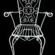 Provençal wrought iron armchairs from the 1960s