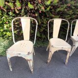 Lot 4 chairs A by Tolix
