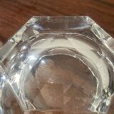 Pair of vintage crystal ashtrays from Val St Lambert