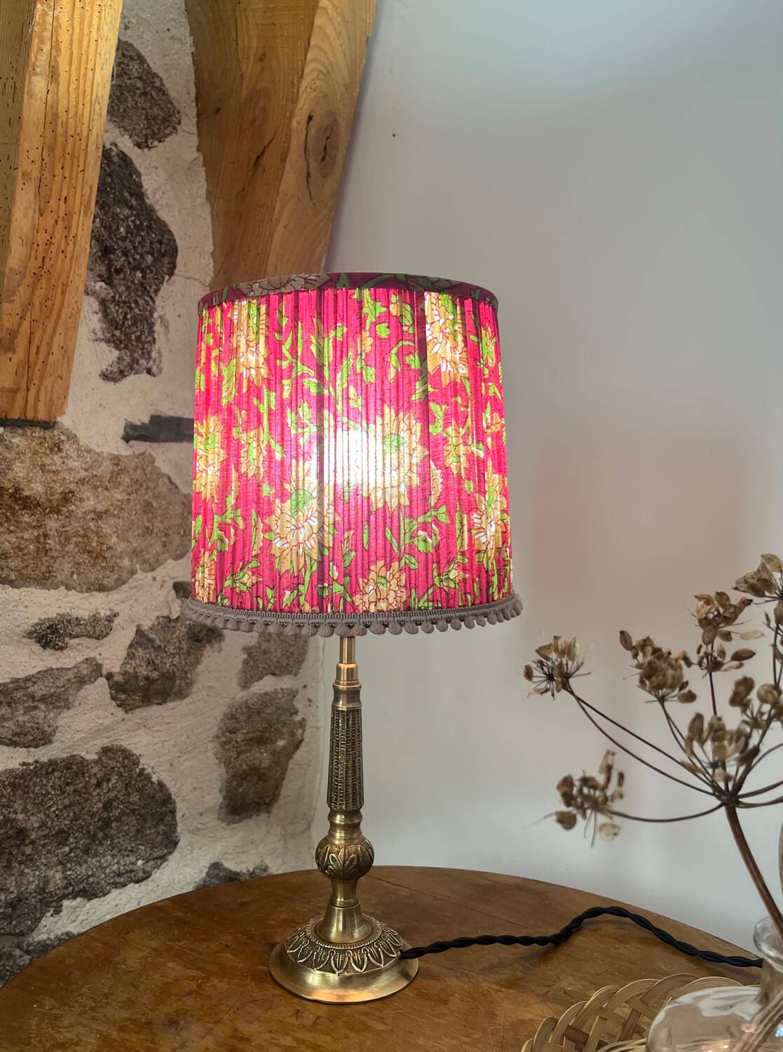 Renovated antique lamp