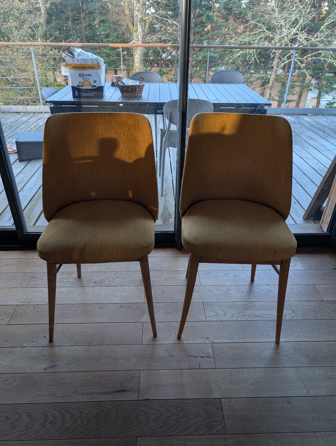 Pair of vintage Scandinavian chairs - 1970s
