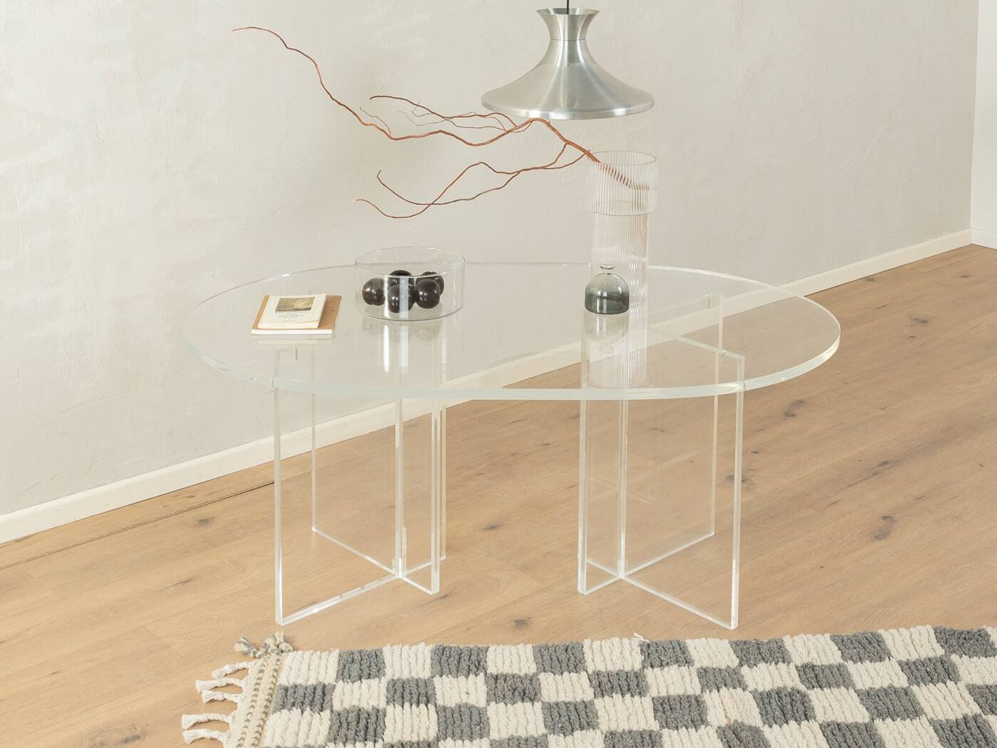 Acrylic glass coffee table