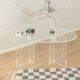 Table basse en verre acrylique