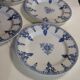 Suite 4 assiettes terre de fer Luneville