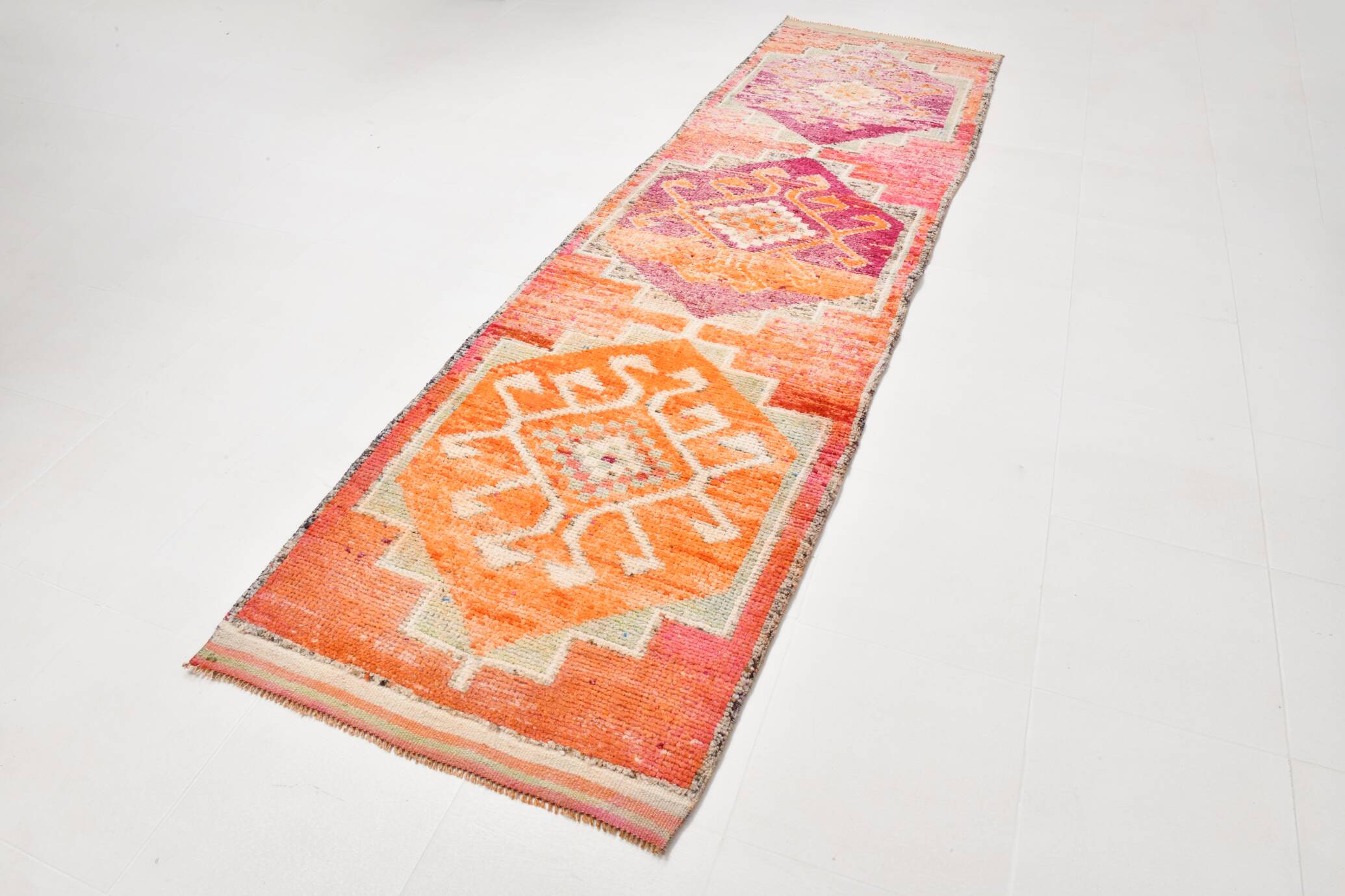 3x11 Rugs For Kitchen Vintage Runner Rug, 96x334Cm