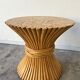 Mc Guire bamboo side table