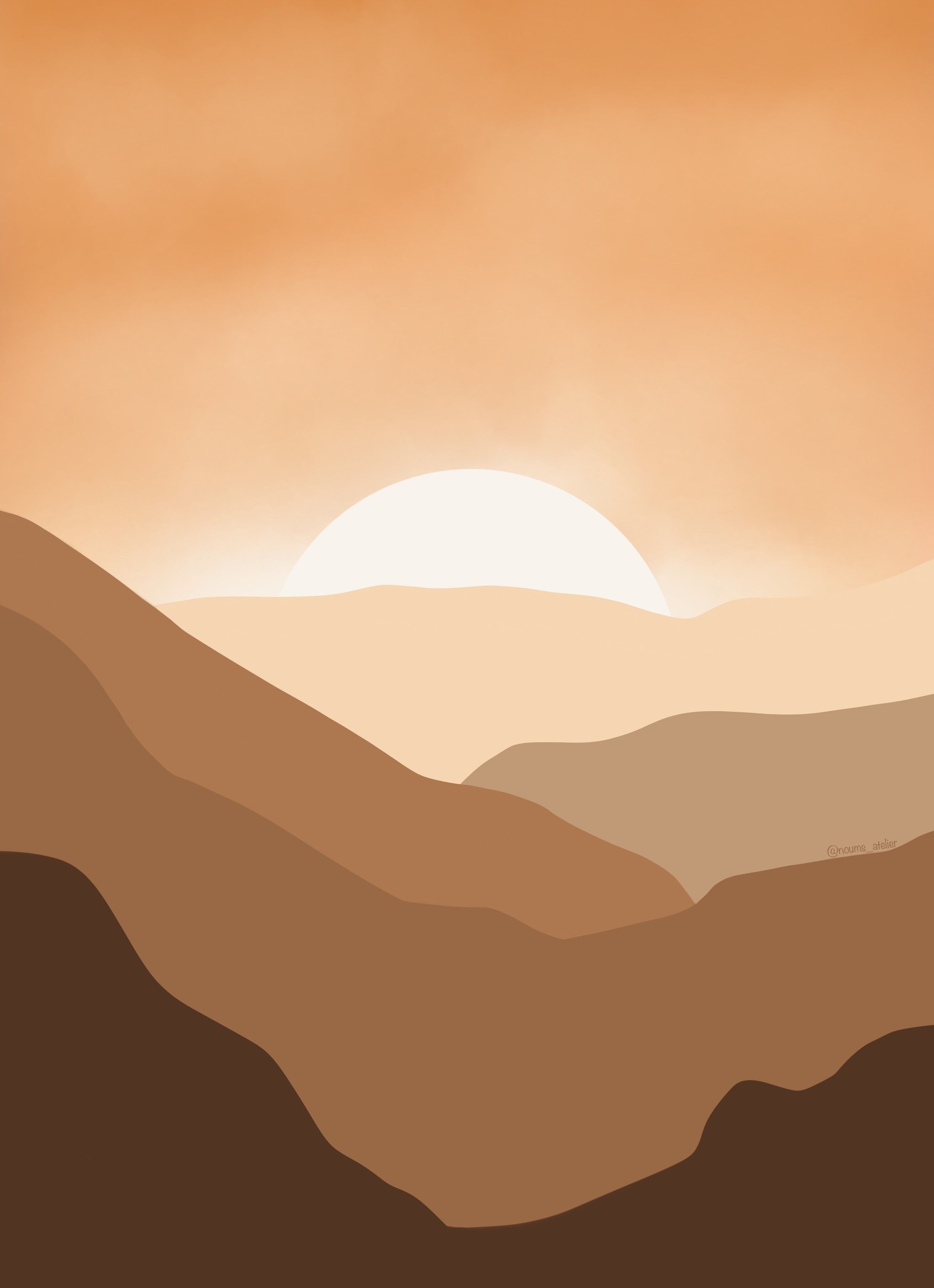 Illustration "Summer Sun" by Noums Atelier