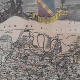 Genuine old map 1854