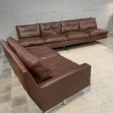 Sofa two leather modules