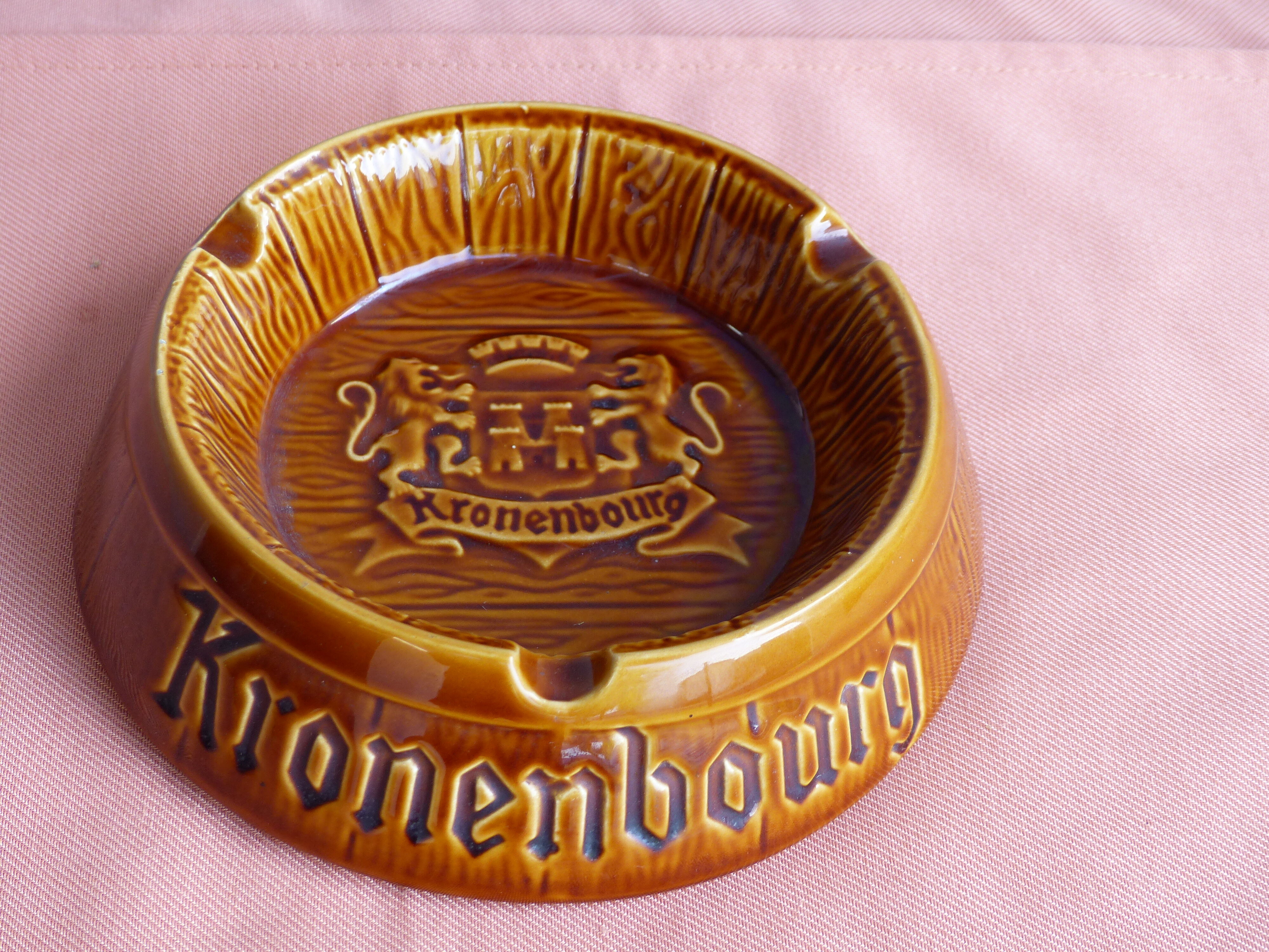 Kronenbourg advertising ashtray