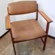 1960s Scandinavian armchair – rosewood, leather, vintage