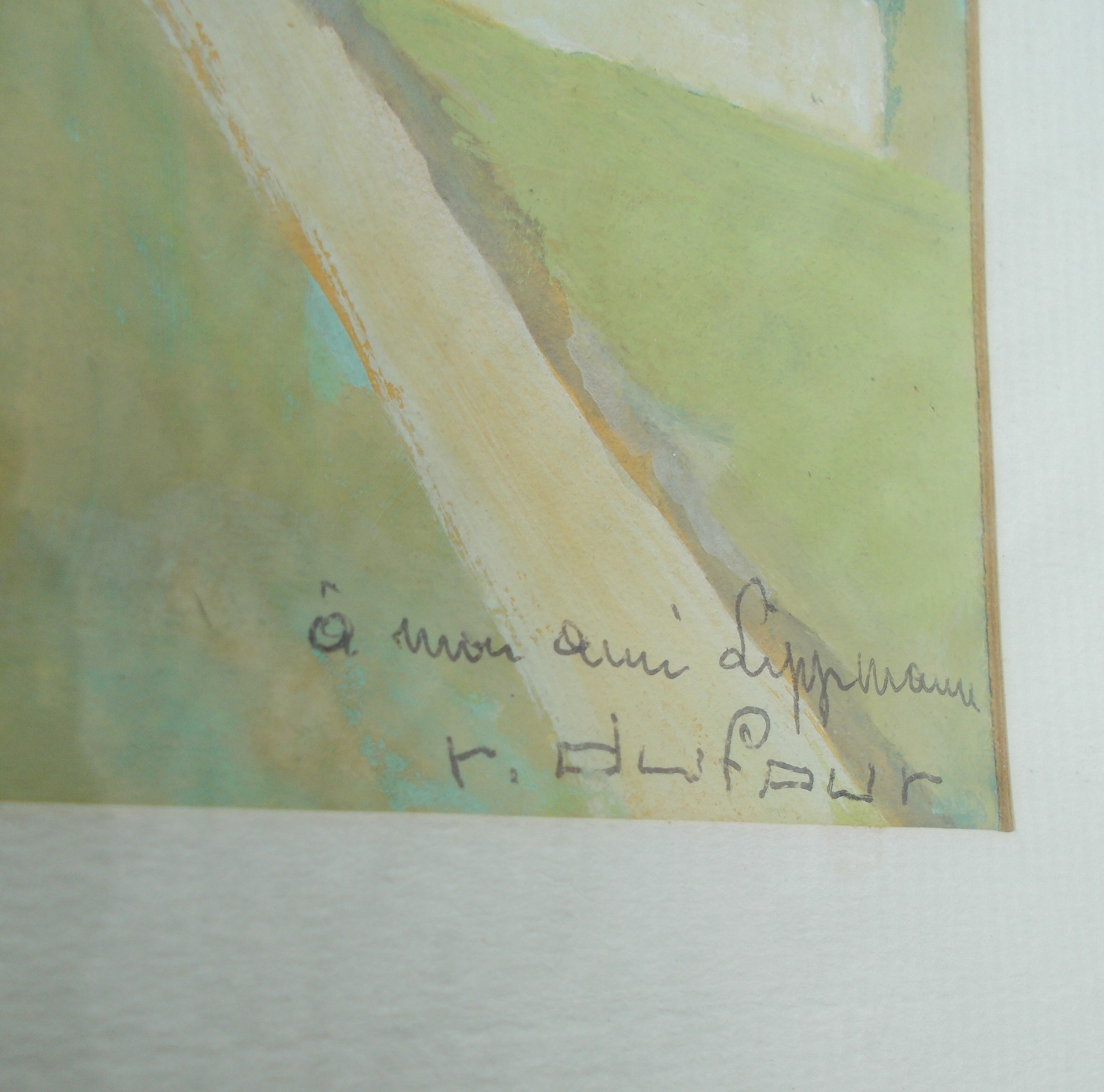 Painting by René Dufour