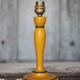 Wood lamp, vintage wooden lamp base, table lamp, living room lamp, lamp