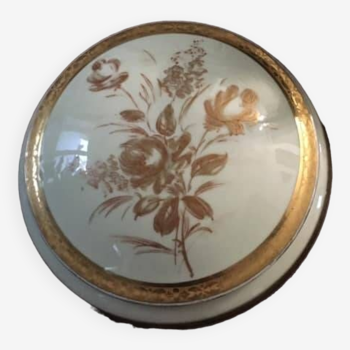 Limoges porcelain candy box signed CID Limoges