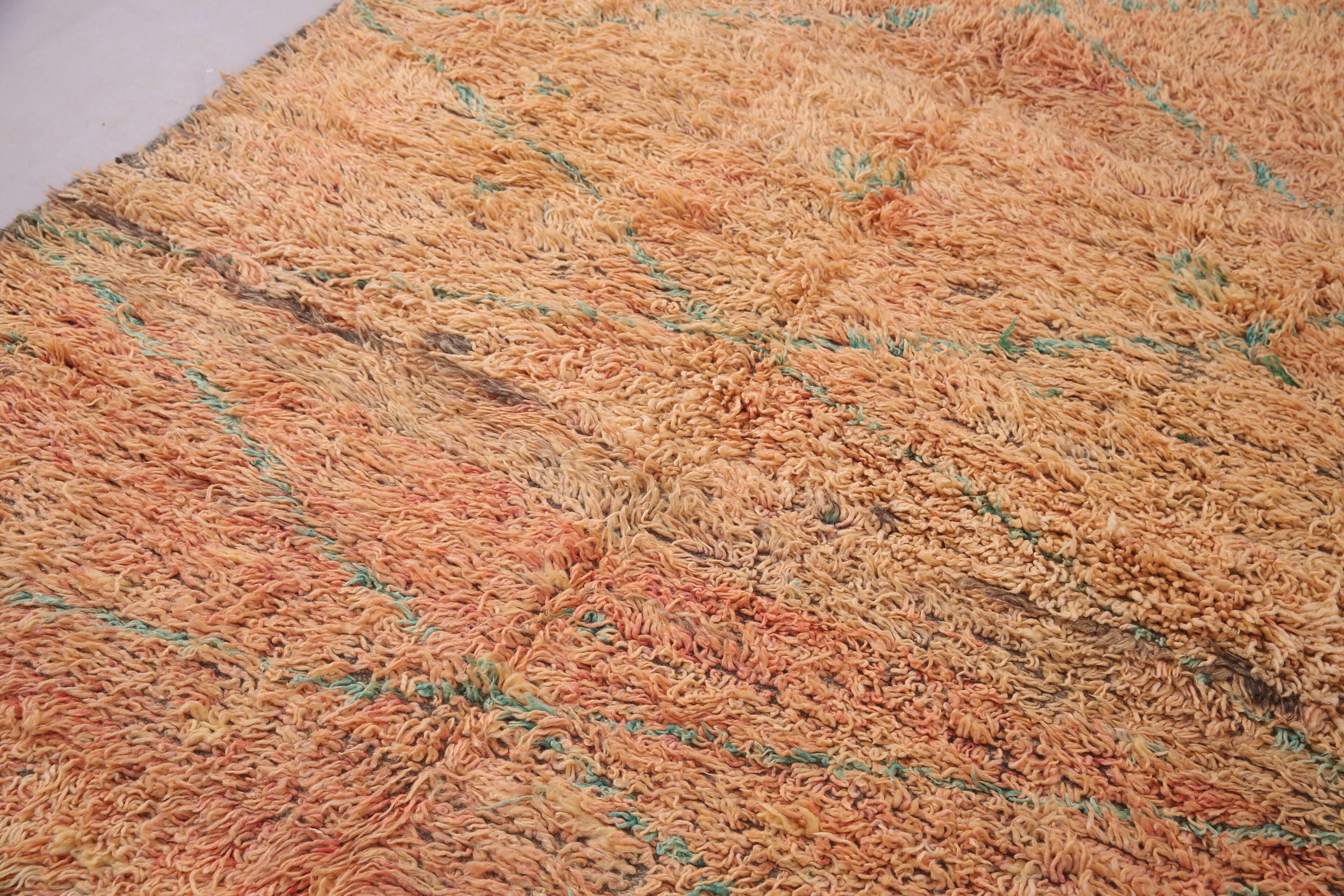 Authentic Boujaad Rug Morocco 180 x 362 cm – Vintage Handmade Wool Piece