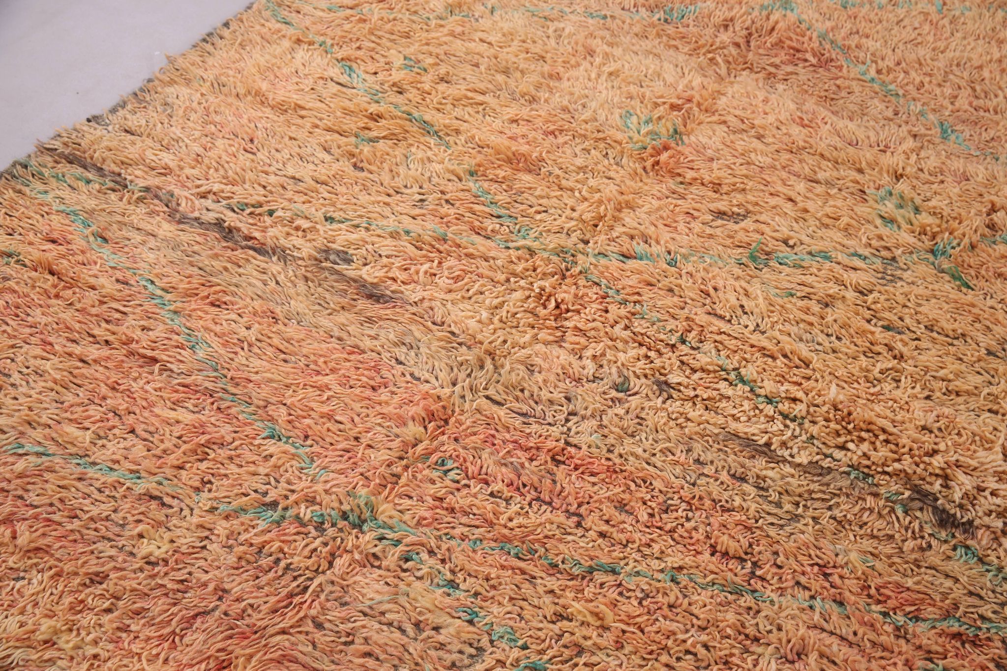 Authentic Boujaad Rug Morocco 180 x 362 cm – Vintage Handmade Wool Piece