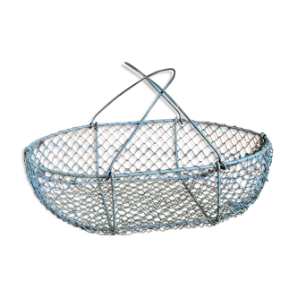 Old mesh metal basket