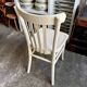 Beige bent beech bistro chair no. 2