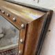 Miroir 1900 bois à clous