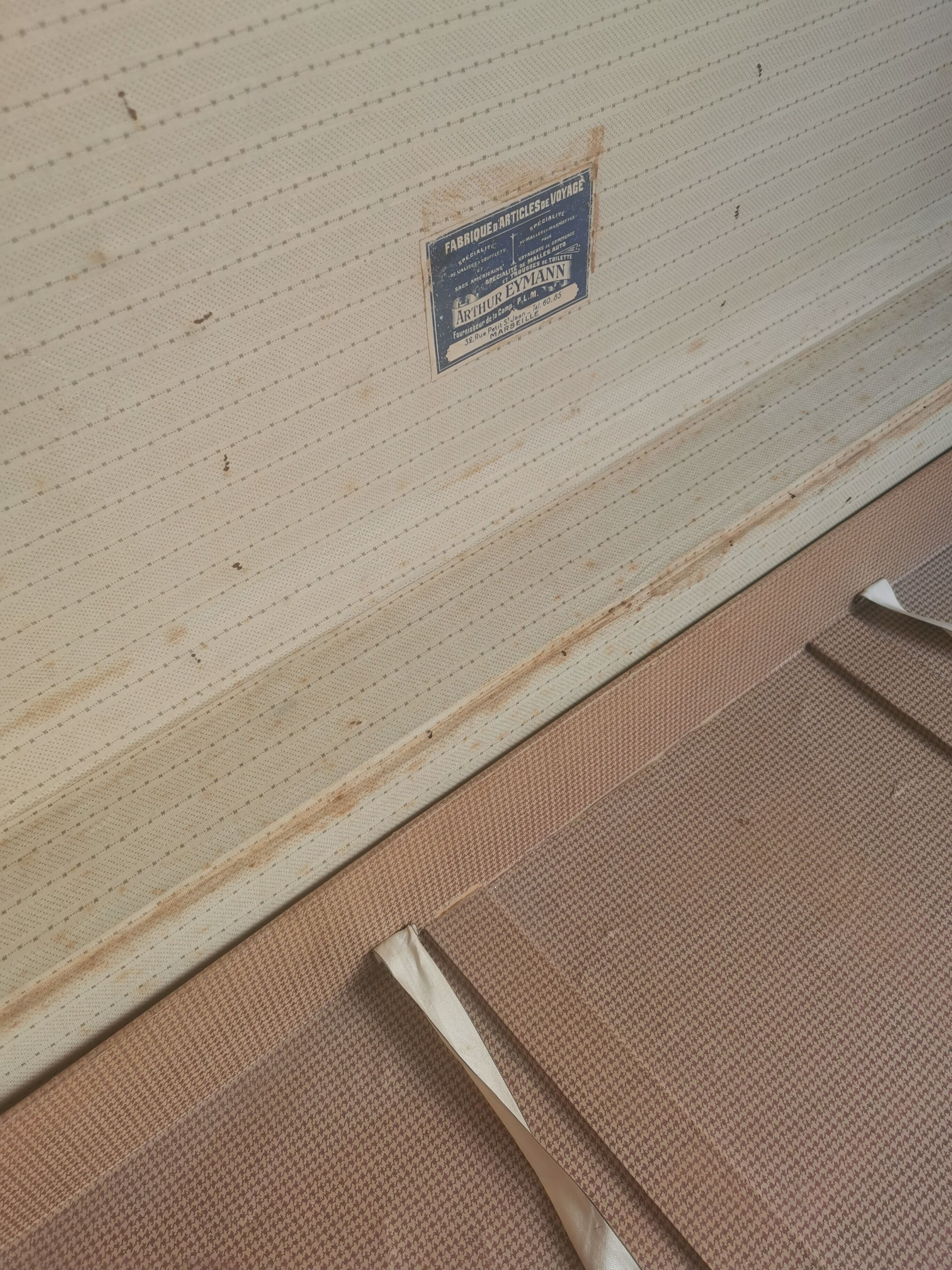 Former Arthur Eymann travel trunk