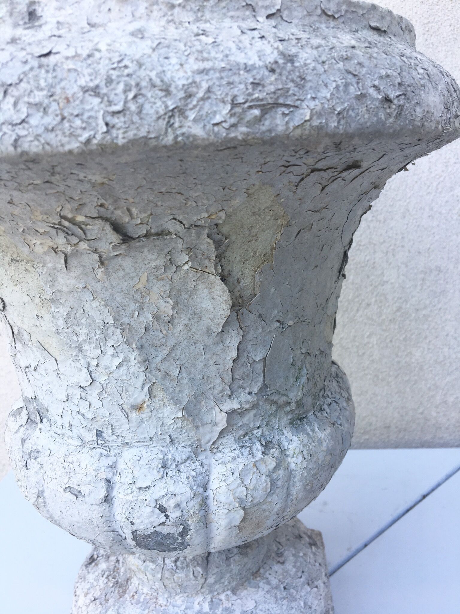 Cement Medici vase, 40cm high