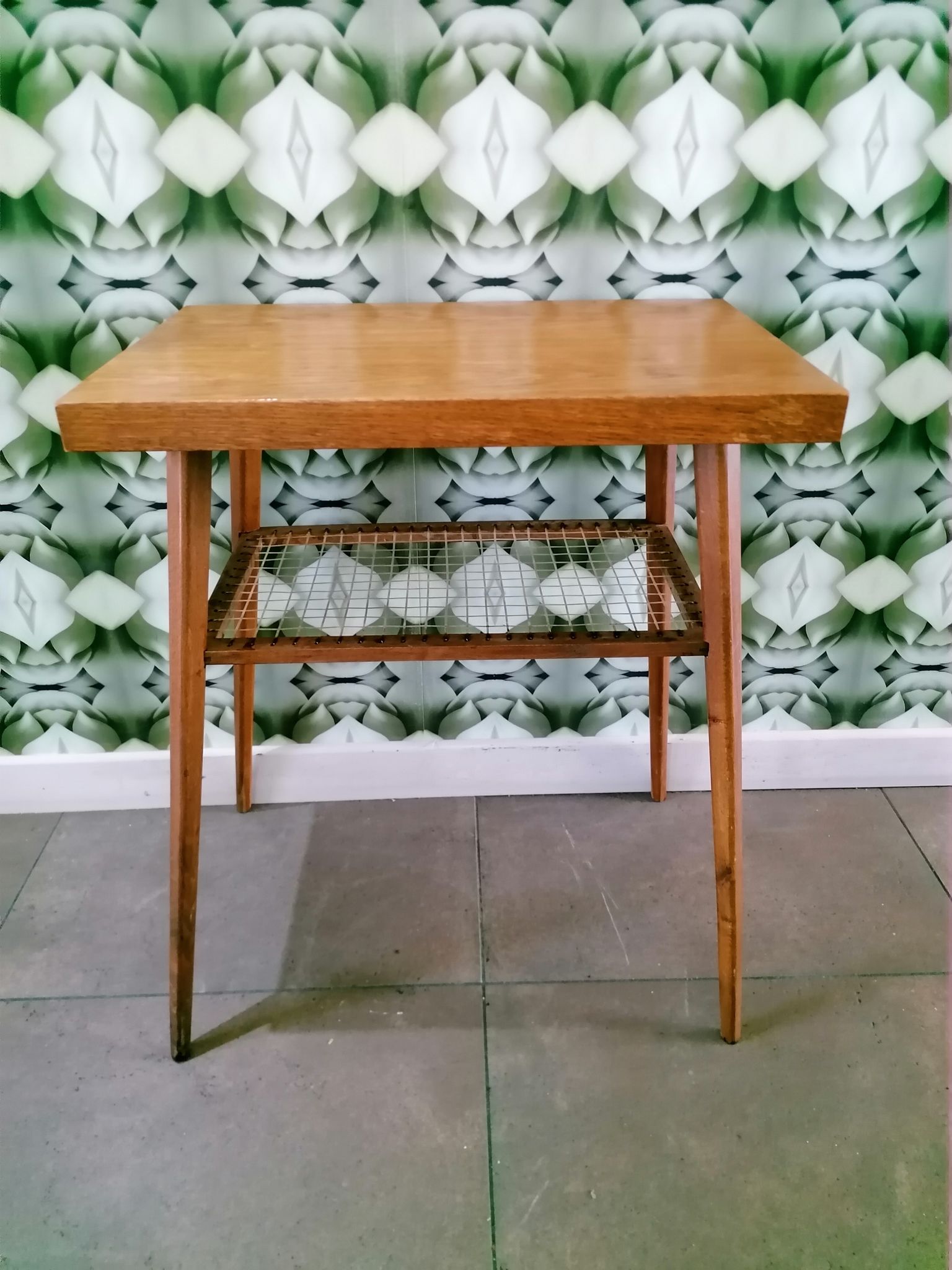 Table basse vintage, d'appoint, tchèque, Dřevopodnik Holešov
