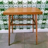 Vintage coffee table, side table, Czech, Dřevopodnik Holešov