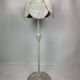 Mid-century French rattan wicker boho floor lamp, 1950s-1960s