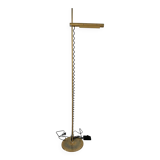 Brass floorlamp Rico and Annemarie Baltensweiler Halo 250 Stako Leuchte