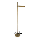 Brass floorlamp Rico and Annemarie Baltensweiler Halo 250 Stako Leuchte