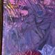 Abstract painting signed Bernard Ledain (1944-2024), mixed media on