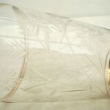 Vase en cristal gravé