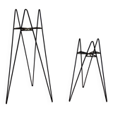 Pair of 1950s design side tables or nesting tables.