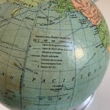 Vintage 1962 Taride World Map Globe - 25 cm