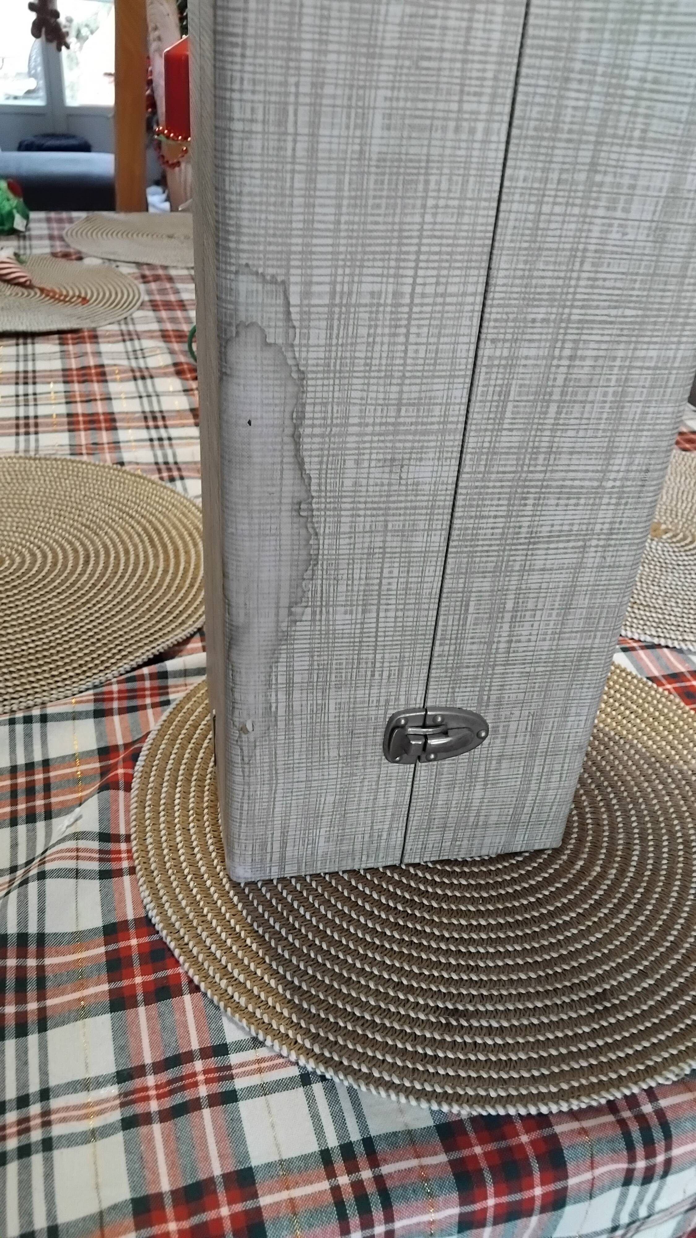 Lampe égyptienne osiris  bronze teck vintage  avec ecrin