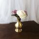 Vase soliflore laiton doré