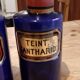 2 pots a pharmacy 19th in dark blue glass