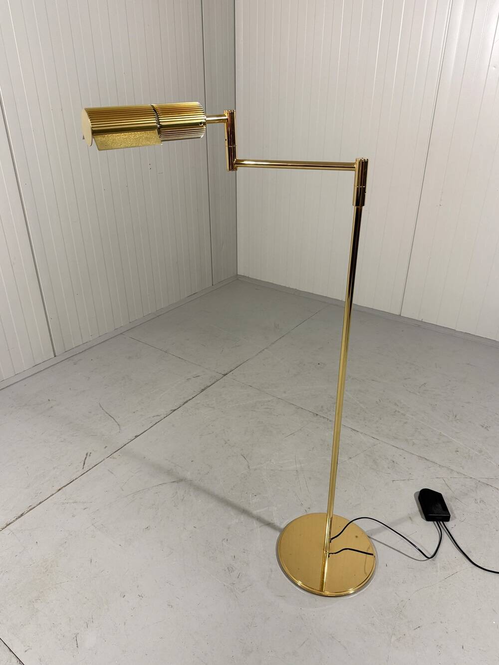 Viktor Frauenknecht brass Haloprofil 878HR floor lamp Swiss Lamps