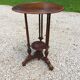Side table in walnut