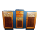Sideboard Enfilade mirror Art Deco with floral motifs marble top