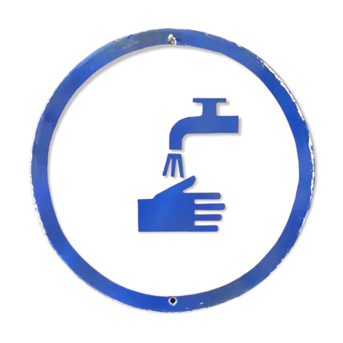 Wash your hands vintage european industrial enamel signs decoration