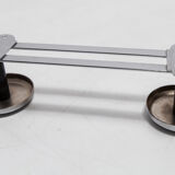 Wall coat rack double hook chrome 1960