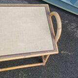 Vintage rattan coffee table