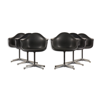 6 fauteuils de bureau Charles et Ray Eames années 1960