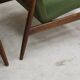 Pair of green GMF 64 armchairs by
Edmund Homa, Poland, 1960s