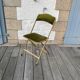 Chaise pliante en velours