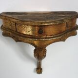 Console murale en bois vintage