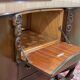 English art deco oak bar