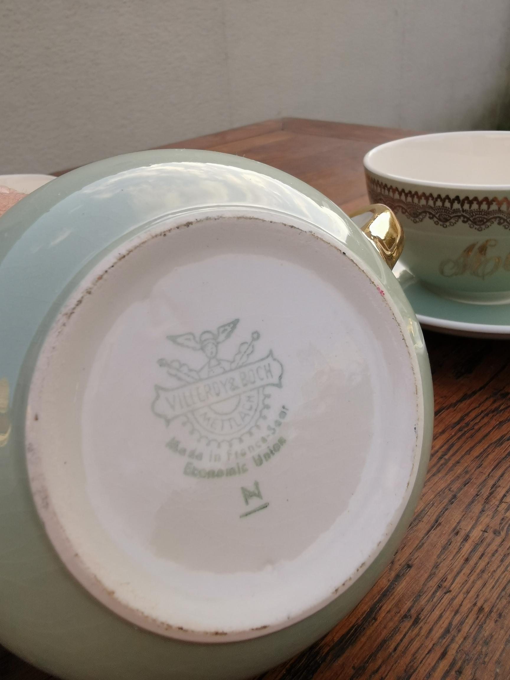 Cup and pitcher set, toi et moi nous deux, villeroy & boch